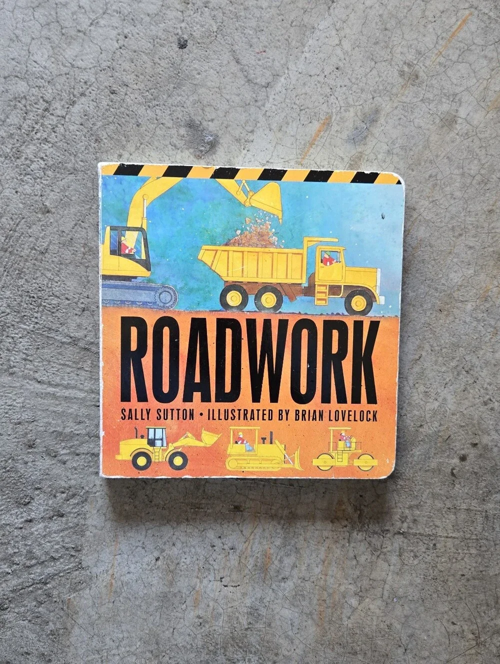 4 For $15 Roadwork Kids Board Book  Construction Rhyming Read-a-loud